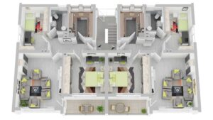 Grundriss MFH (EG + OG)