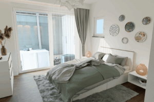 Visualsierung Schlafzimmer EG