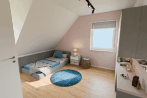 Visualisierung Schlafzimmer DG