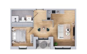 Grundriss WE08