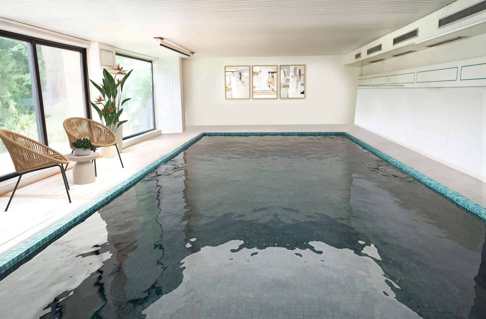 Visualisierung Schwimmbad