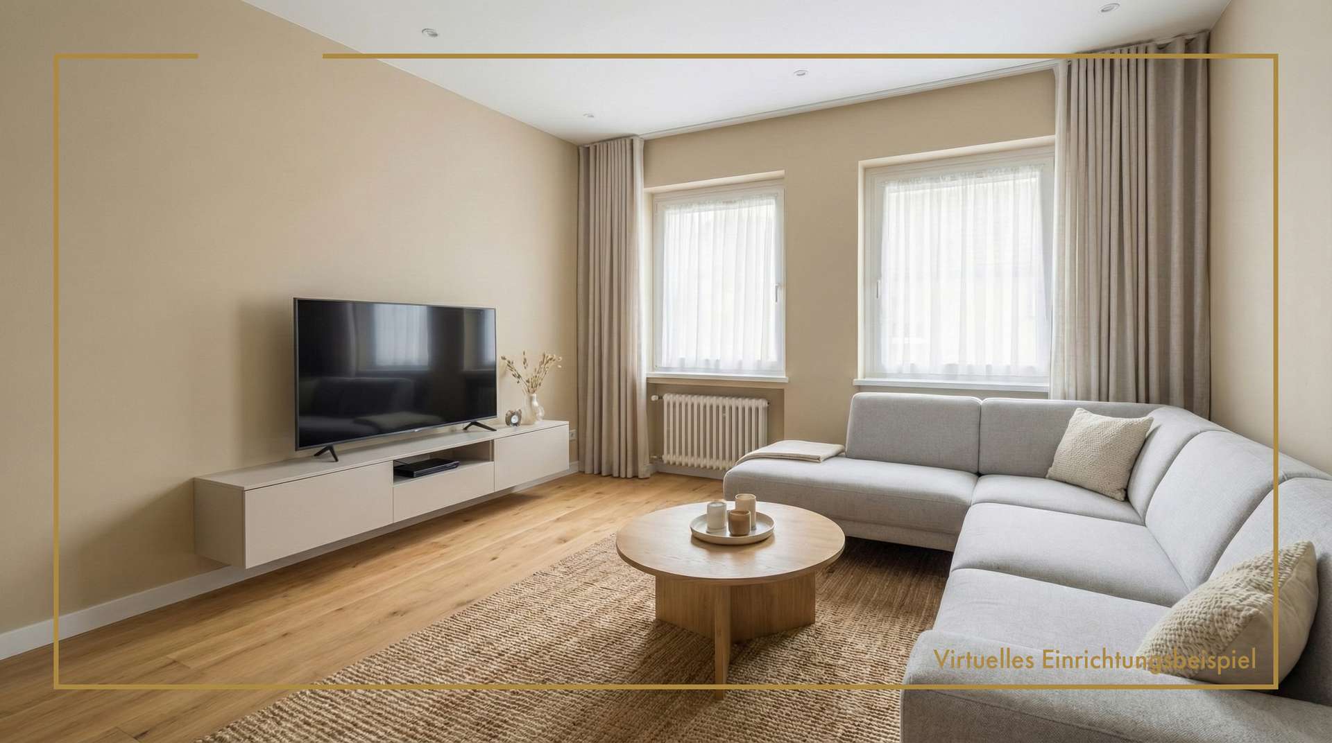 Wohnzimmer-Visualisierung