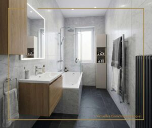 Badezimmer-Visualisierung