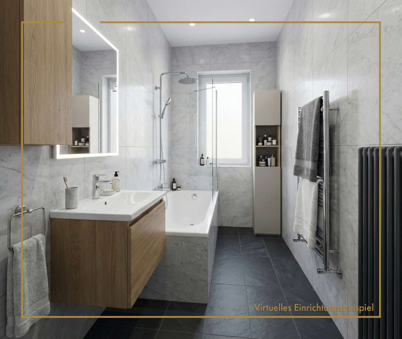 Badezimmer-Visualisierung