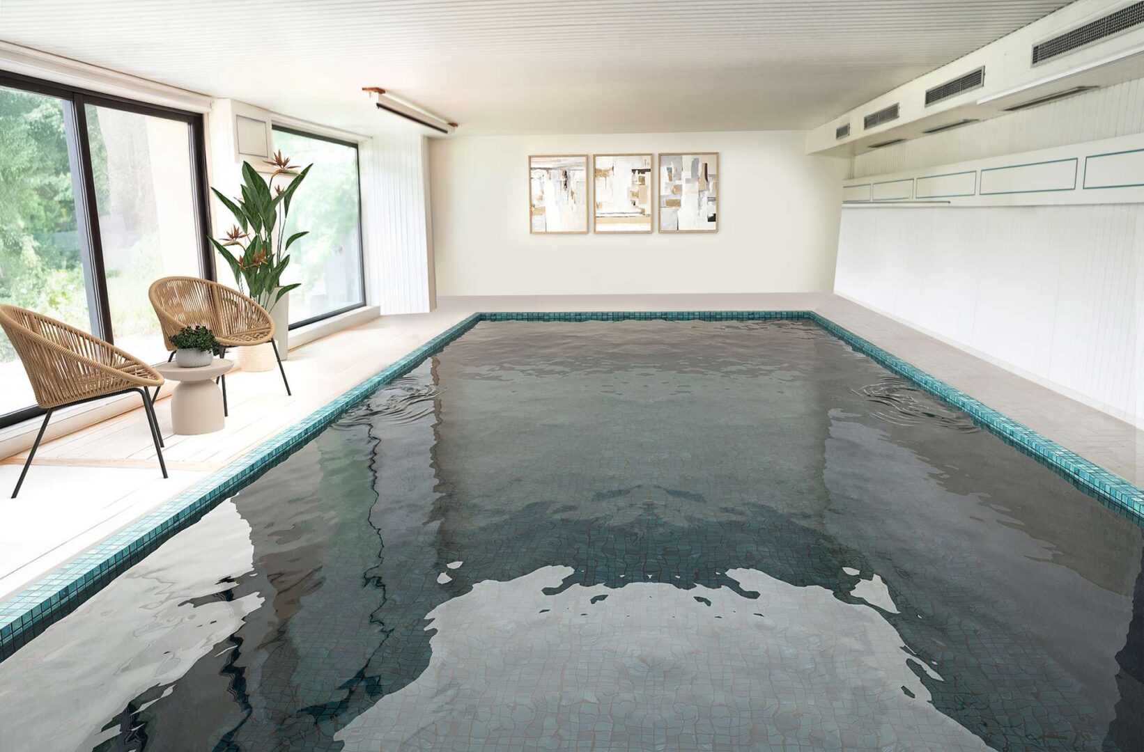 Visualisierung Schwimmbad