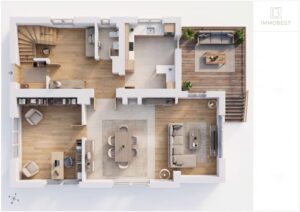 Visualisierung Grundriss EG